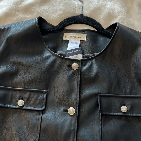 Lucky brand, leather jacket - Picture 14 of 15